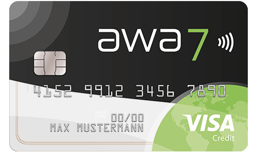 awa7® Visa Karte